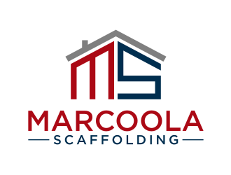 Marcoola Scaffolding  logo design by puthreeone