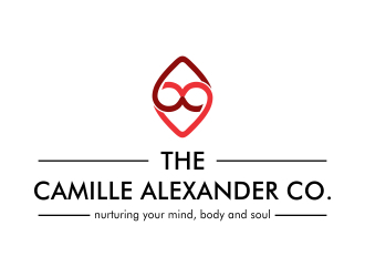 The Camille Alexander Company (nurturing your mind, body and soul) logo design by cikiyunn