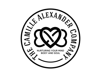 The Camille Alexander Company (nurturing your mind, body and soul) logo design by dibyo