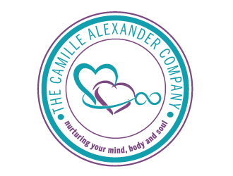 The Camille Alexander Company (nurturing your mind, body and soul) logo design by AamirKhan