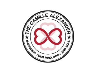 The Camille Alexander Company (nurturing your mind, body and soul) logo design by Mirza