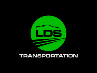 LDS TRANSPORTATION  logo design by GassPoll