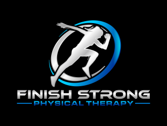 Finish Strong Physical Therapy logo design by hidro