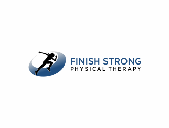 Finish Strong Physical Therapy logo design by oke2angconcept