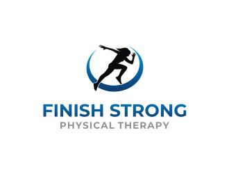 Finish Strong Physical Therapy logo design by mbamboex