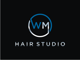 WM hair studio  logo design by wa_2
