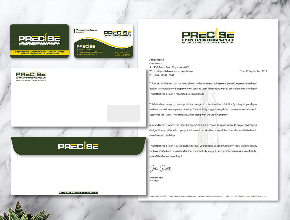 Precise logo design by Niqnish