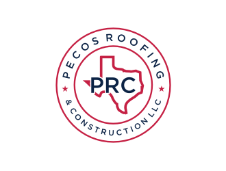 Pecos Roofing & Construction LLC logo design by mbamboex