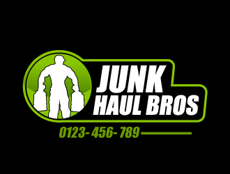 Junk Haul Bros logo design by yans
