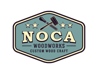 NOCA Woodworks logo design by cybil