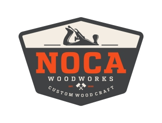 NOCA Woodworks logo design by Alfatih05