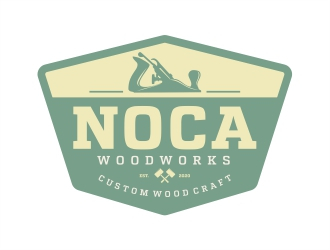 NOCA Woodworks logo design by Alfatih05