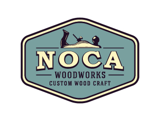 NOCA Woodworks logo design by cybil