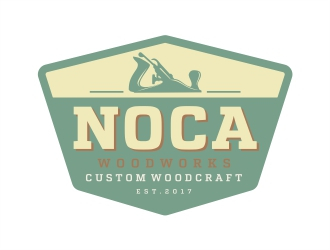 NOCA Woodworks logo design by Alfatih05