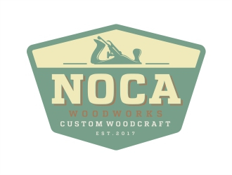 NOCA Woodworks logo design by Alfatih05
