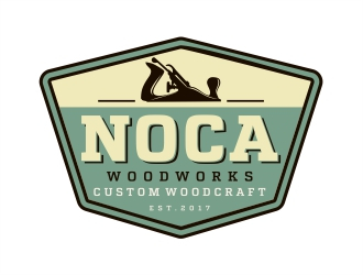NOCA Woodworks logo design by Alfatih05