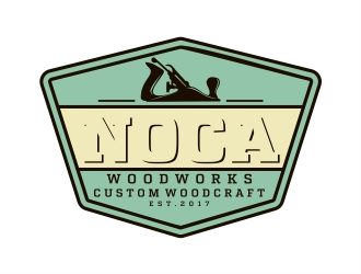 NOCA Woodworks logo design by Alfatih05