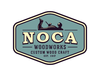 NOCA Woodworks logo design by cybil