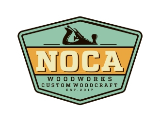 NOCA Woodworks logo design by Alfatih05