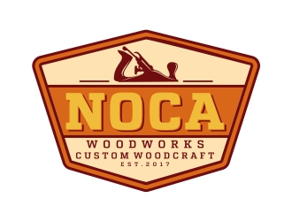 NOCA Woodworks logo design by Alfatih05