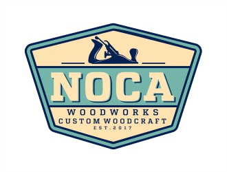NOCA Woodworks logo design by Alfatih05