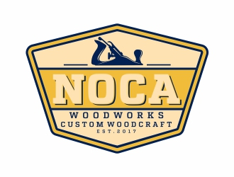 NOCA Woodworks logo design by Alfatih05
