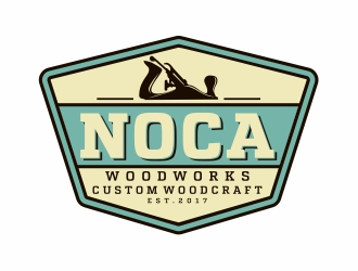 NOCA Woodworks logo design by Alfatih05