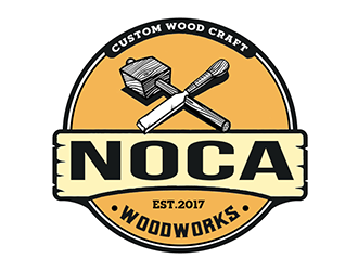 NOCA Woodworks logo design by Optimus