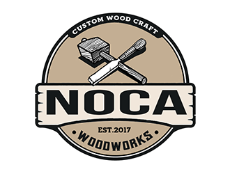 NOCA Woodworks logo design by Optimus