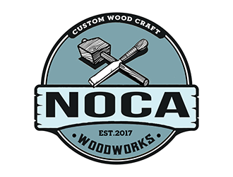 NOCA Woodworks logo design by Optimus