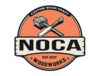 NOCA Woodworks logo design by Optimus