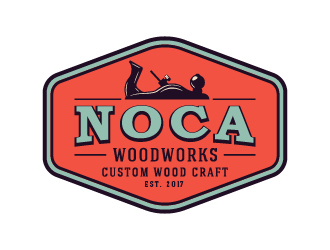 NOCA Woodworks logo design by cybil