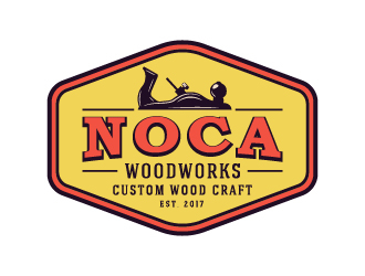NOCA Woodworks logo design by cybil