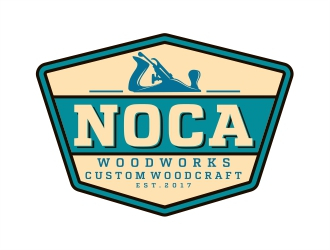 NOCA Woodworks logo design by Alfatih05