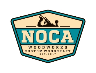 NOCA Woodworks logo design by Alfatih05
