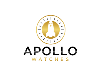 Apollo Watches  logo design by GassPoll