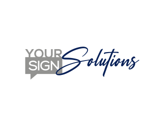Your Sign Solutions Inc logo design by Arxeal