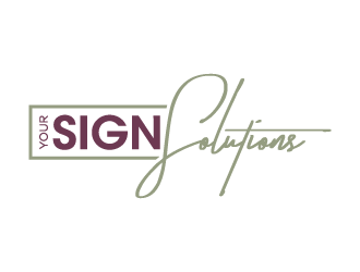 Your Sign Solutions Inc logo design by denfransko