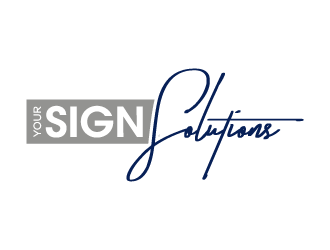 Your Sign Solutions Inc logo design by denfransko