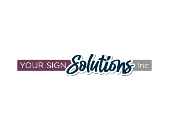 Your Sign Solutions Inc logo design by ekitessar