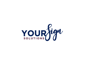 Your Sign Solutions Inc logo design by fastIokay