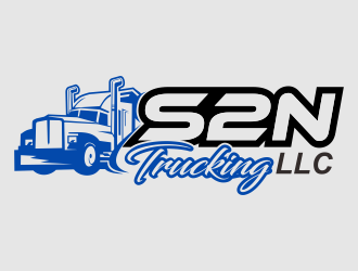 S2N Trucking LLC logo design by bosbejo