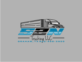 S2N Trucking LLC logo design by sodimejo