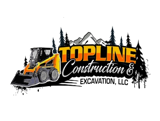 TOPLINE CONSTRUCTION & EXCAVATION LLC logo design by AnandArts