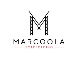 Marcoola Scaffolding  logo design by maserik