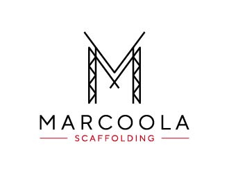 Marcoola Scaffolding  logo design by maserik
