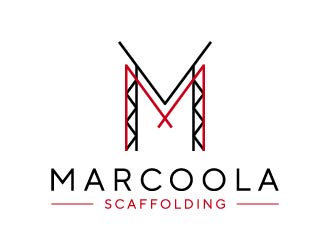 Marcoola Scaffolding  logo design by maserik
