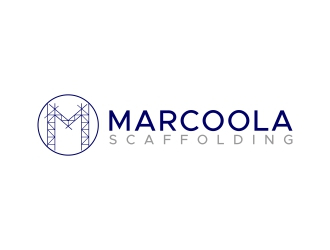 Marcoola Scaffolding  logo design by rizuki