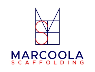 Marcoola Scaffolding  logo design by rizuki