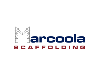 Marcoola Scaffolding  logo design by luckyprasetyo